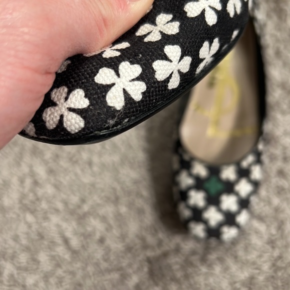 YSL Clover print canvas flats - Picture 6 of 9